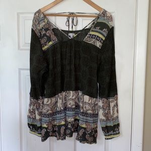 Peasant Top with Tassle